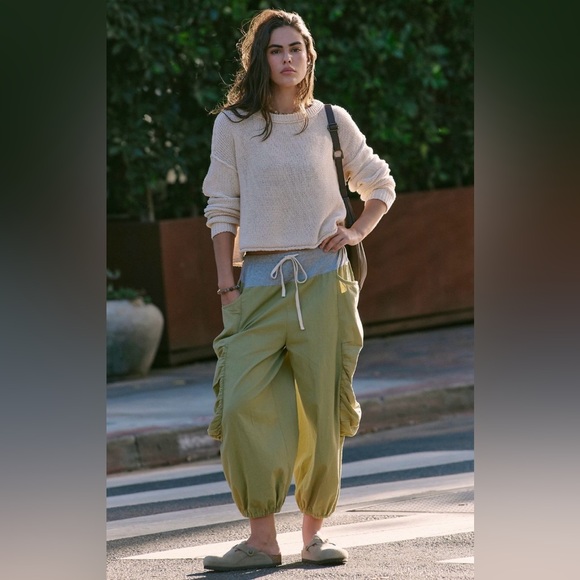 NWT Free People X Free-est Heather Pants ~Snakeskin Combo~ - Picture 3 of 4